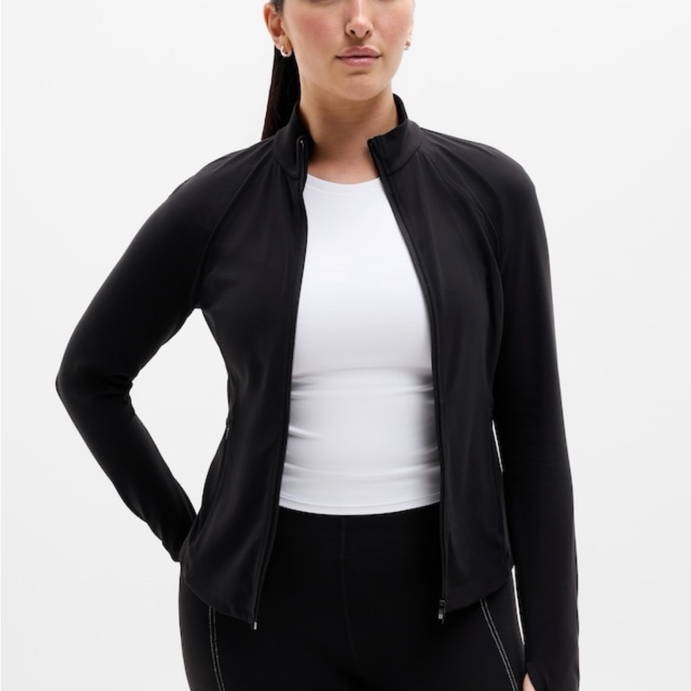 Athleta Black Salutation Jacket